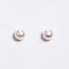 Mikimoto Classic Pearl Stud Earrings 18K White Gold