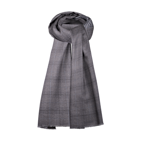 Houndstooth Classic scarf
Grey - 45 x 180 cm