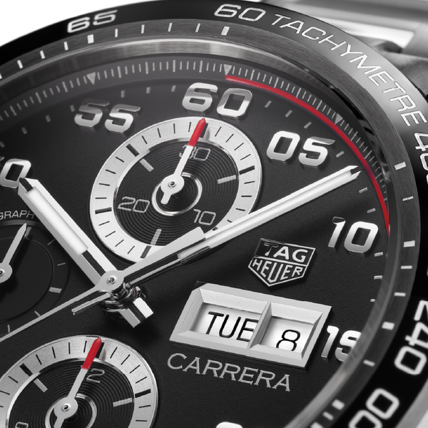 Tag Heuer Carrera ChronographAutomatic, 44 mm, Steel & Ceramic