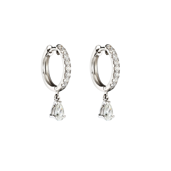 Pear Diamond Earrings