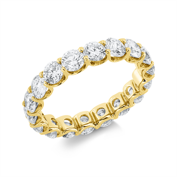 Yellow Gold, Diamond ring 18 kt YG