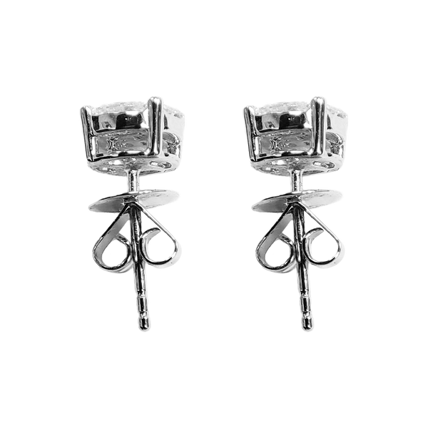 White Gold Diamond Earrings