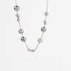 Mikimoto Pearls in Motion Black South Sea Cultured Pearl and Diamond Necklace in 18K White Gold