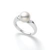 Mikimoto Pearl Ring 18K White Gold 53-54