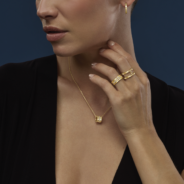 Chopard Ice CubeRing, ethical yellow gold, diamonds 59