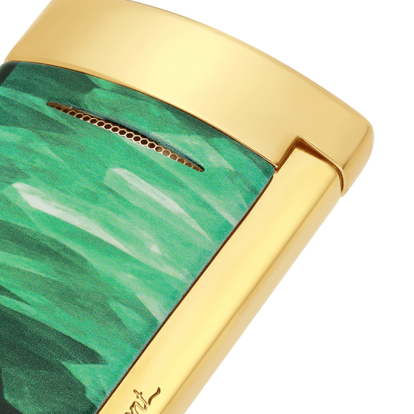 S.T. Dupont minijetLacquered lighterGéodegreen