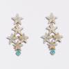 Apatite & Diamond Earrings
