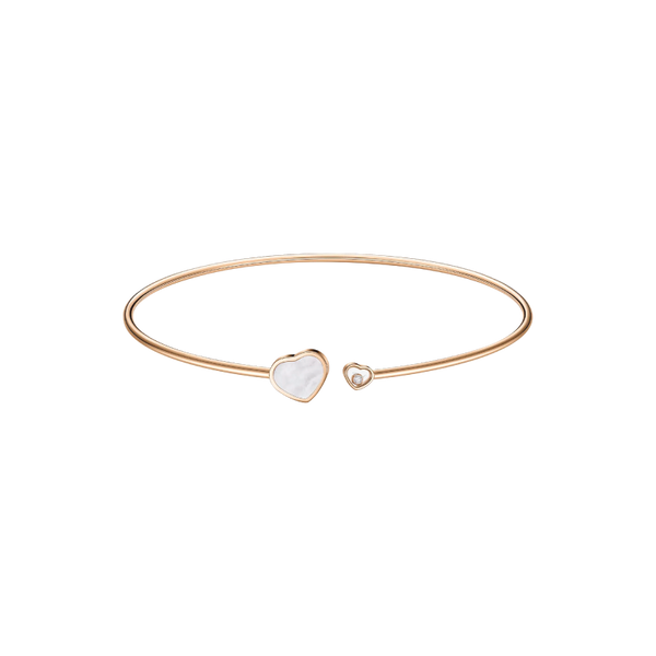 Chopard Happy HeartsChoker, ethical rose gold, diamond, mother-of-pearl L