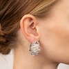 Mikimoto Pearl, Diamond, hoop earrings