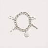 Gucci Sterling Silver Charms Bracelet