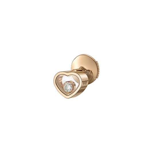 Chopard My Happy Hearts Rose Gold Diamond Single Earring