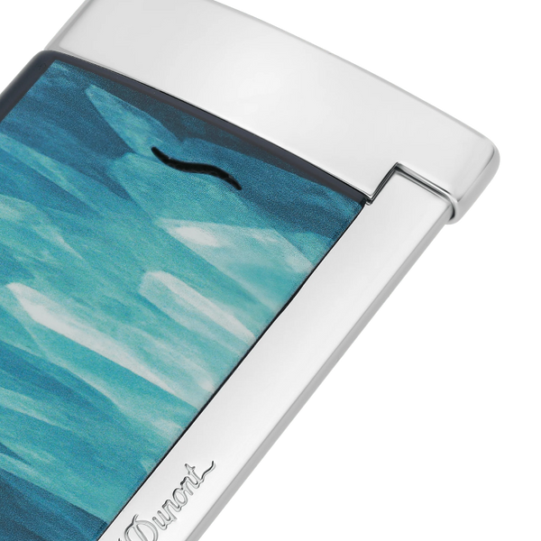 S.T. Dupont slim 7Lacquered lighterGéodeblue
