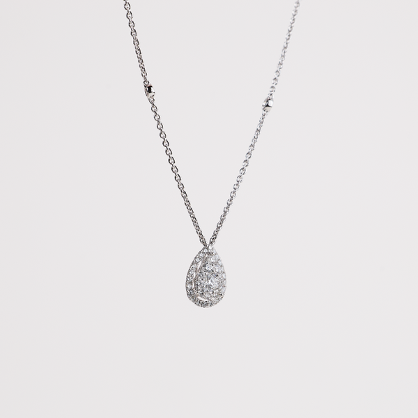 White Gold Diamond Necklace