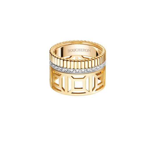Boucheron Quatre Radiant Edition Openwork Ring 56