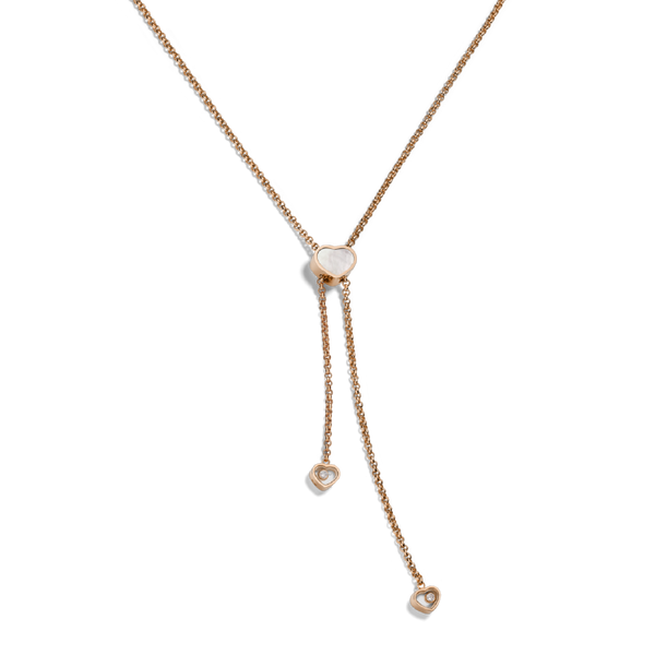 Chopard Happy Hearts,  Necklace, ethical rose gold, diamonds