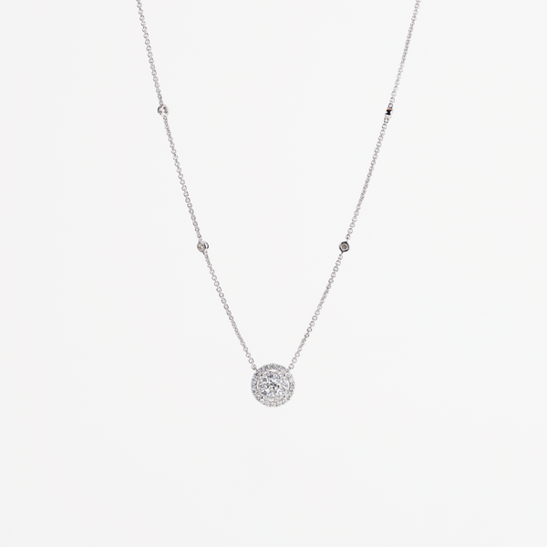 White Gold Diamond Necklace