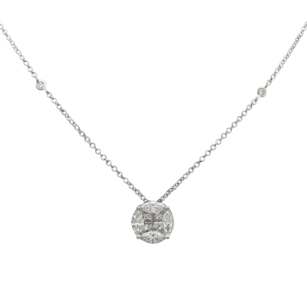 White Gold Diamond Pendant