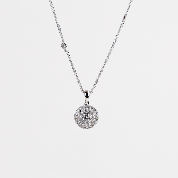 White Gold Diamond Necklace