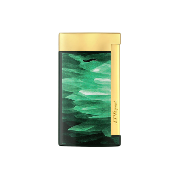 S.T. Dupont slim 7Lacquered lighterGéodegreen