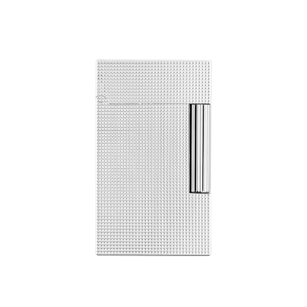S.T Dupont ligne 2 Micro Diamond head lighter silver