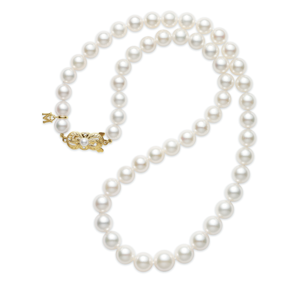 Mikimoto Strand 18K Yellow Gold