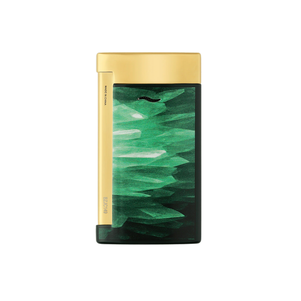 S.T. Dupont slim 7Lacquered lighterGéodegreen