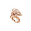 Boucheron Serpent Boheme Rose Gold Diamond L Motif Ring 54