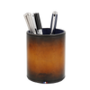 S.T. Dupont Brown Leather Desk Pen Holder Accessory