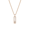 Chopard Happy Diamonds IconsPendant, ethical rose gold, diamonds