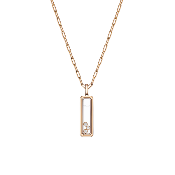 Chopard Happy Diamonds IconsPendant, ethical rose gold, diamonds