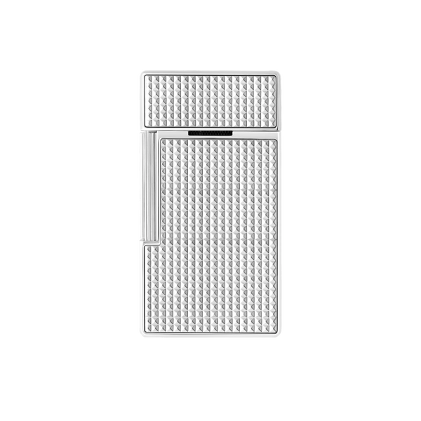 S.T. Dupont biggy Diamond head Lighter silver