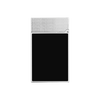 S.T. DUPONT LIGNE 2 LIGHTER MICRODIAMOND HEAD SILVER AND MATTE BLACK