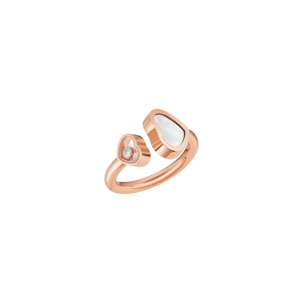 Chopard Happy Hearts Rose Gold Mother-of-Pearl Ring