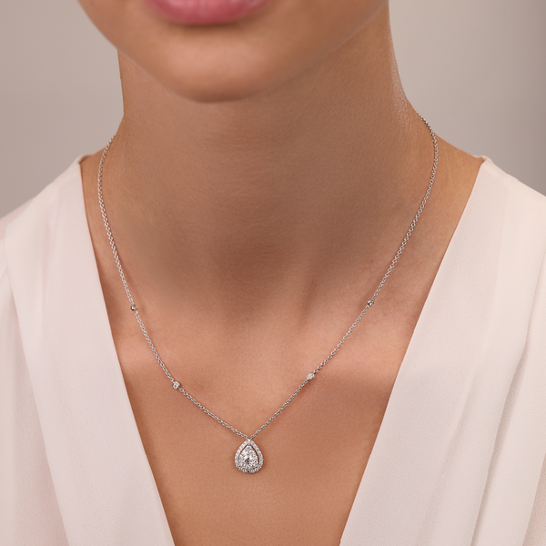 White Gold Diamond Necklace