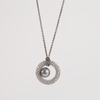 Mikimoto Pearl and Diamond Pendant 18K White Gold