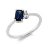 White Gold, Diamond ring 18 kt WG