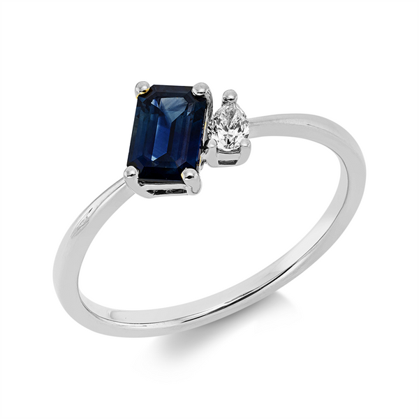 White Gold, Diamond ring 18 kt WG