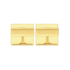 S.T. Dupont cufflinks Square diamond head cufflinks gold