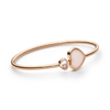Chopard Happy Hearts Rose Gold Pink Opal Diamond Bangle M