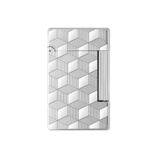 S.T. Dupont InitialGuilloche lighterSilver