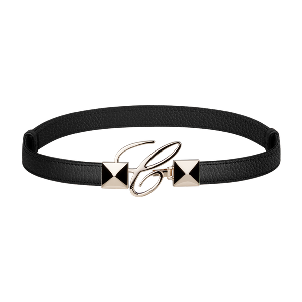 Chopard Classic belt Black grained calfskin