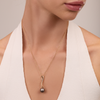 Mikimoto Pearl and Diamond Pendant 18K Rose Gold