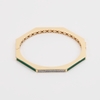 Yellow Gold Diamond Bangle