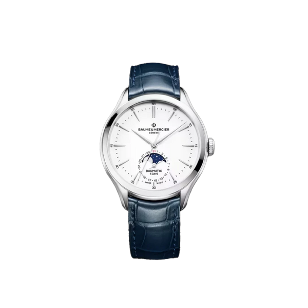 Baume et Mercier CliftonAutomatic, Moon Phase Date, 42mm