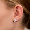White Gold Diamond Earrings