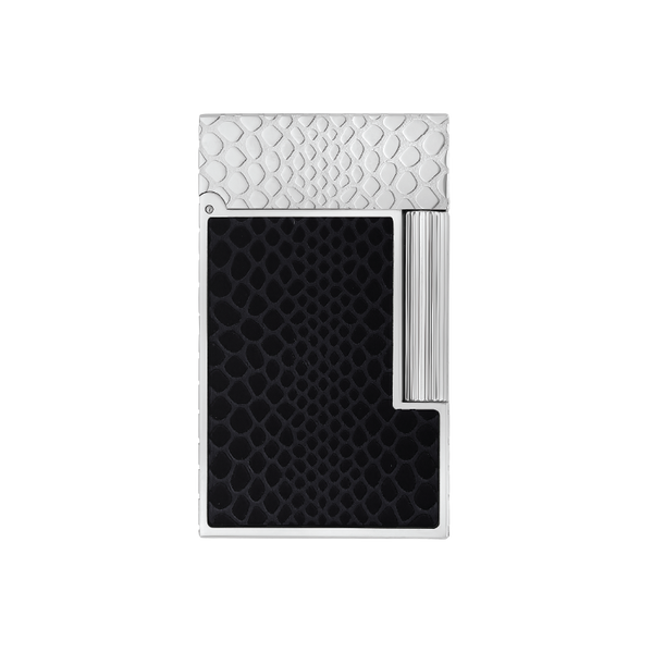 S.T. Dupont Ligne 2 Guilloche under lacquer lighter Snake Skin black