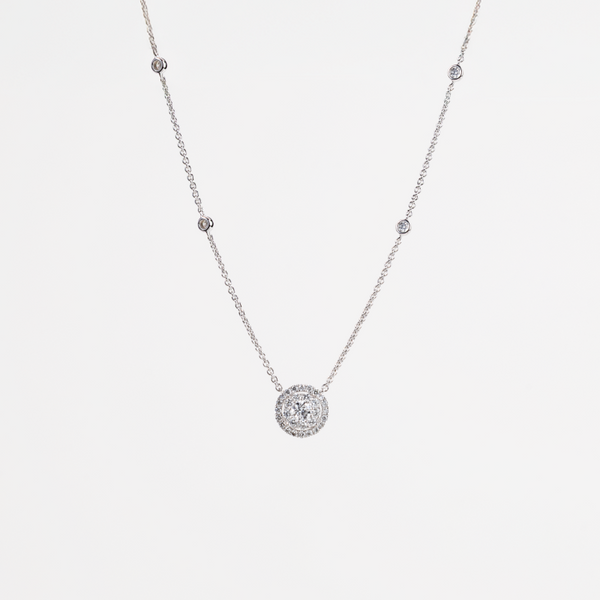 White Gold Diamond Necklace