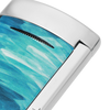 S.T. Dupont minijetLacquered lighterGéodeblue