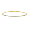 Yellow Gold, Diamond bangle 18 kt YG