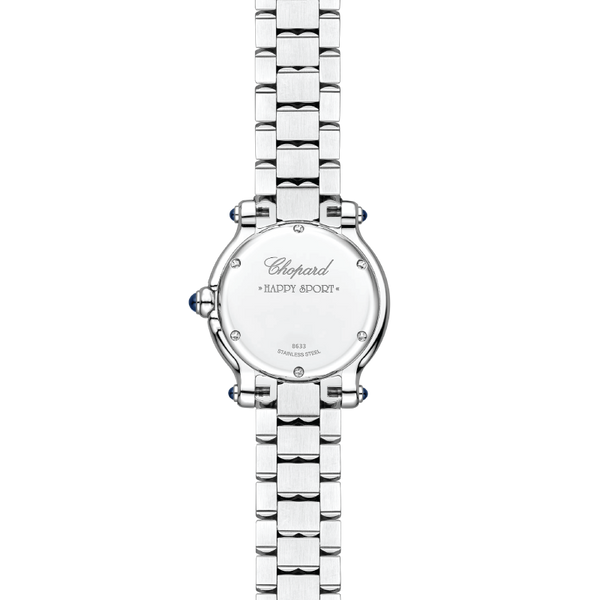 Chopard Happy Sport The First 26 mm, quartz, Lucent Steel™, diamonds
